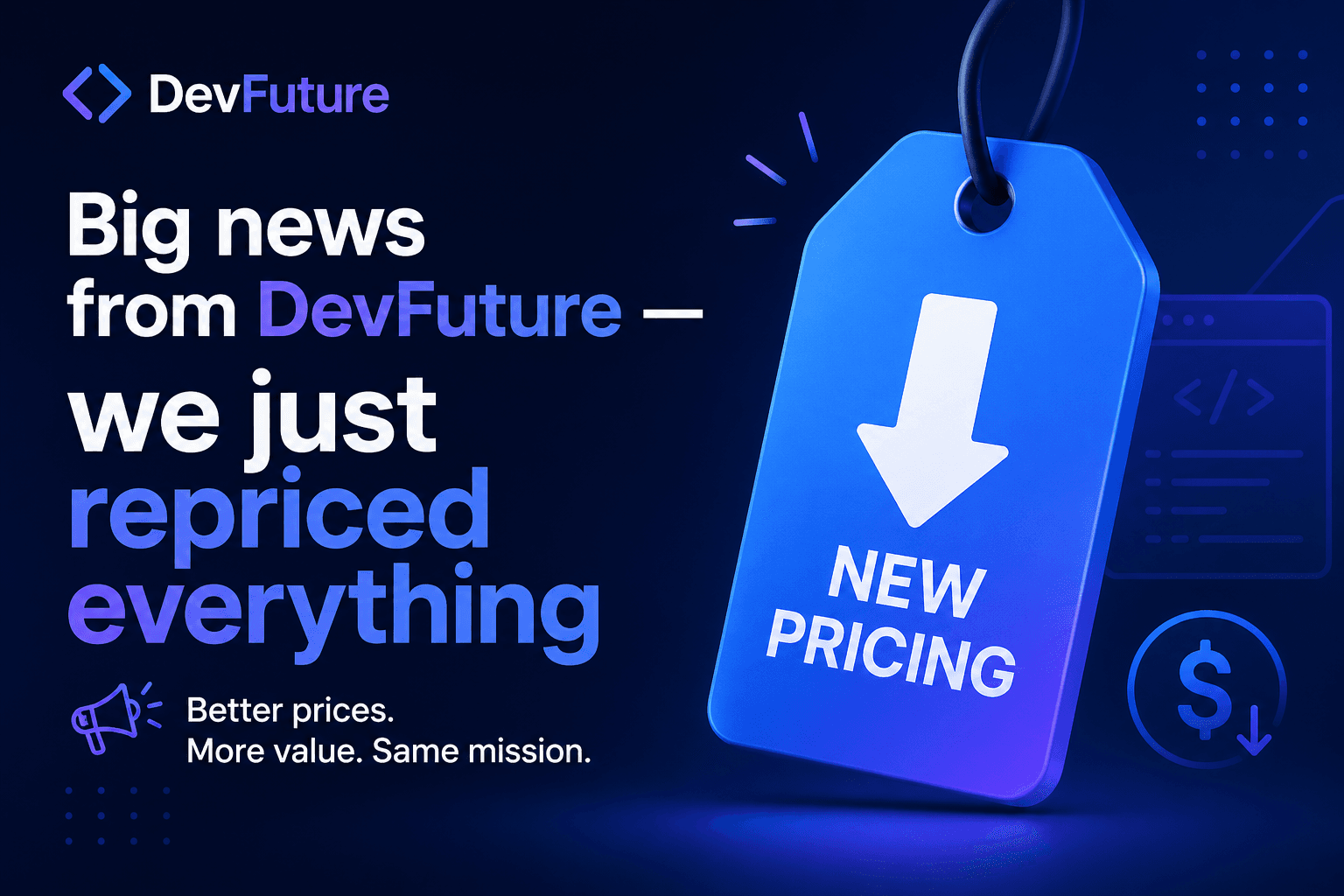 Grandes noticias de DevFuture: acabamos de revalorar todo