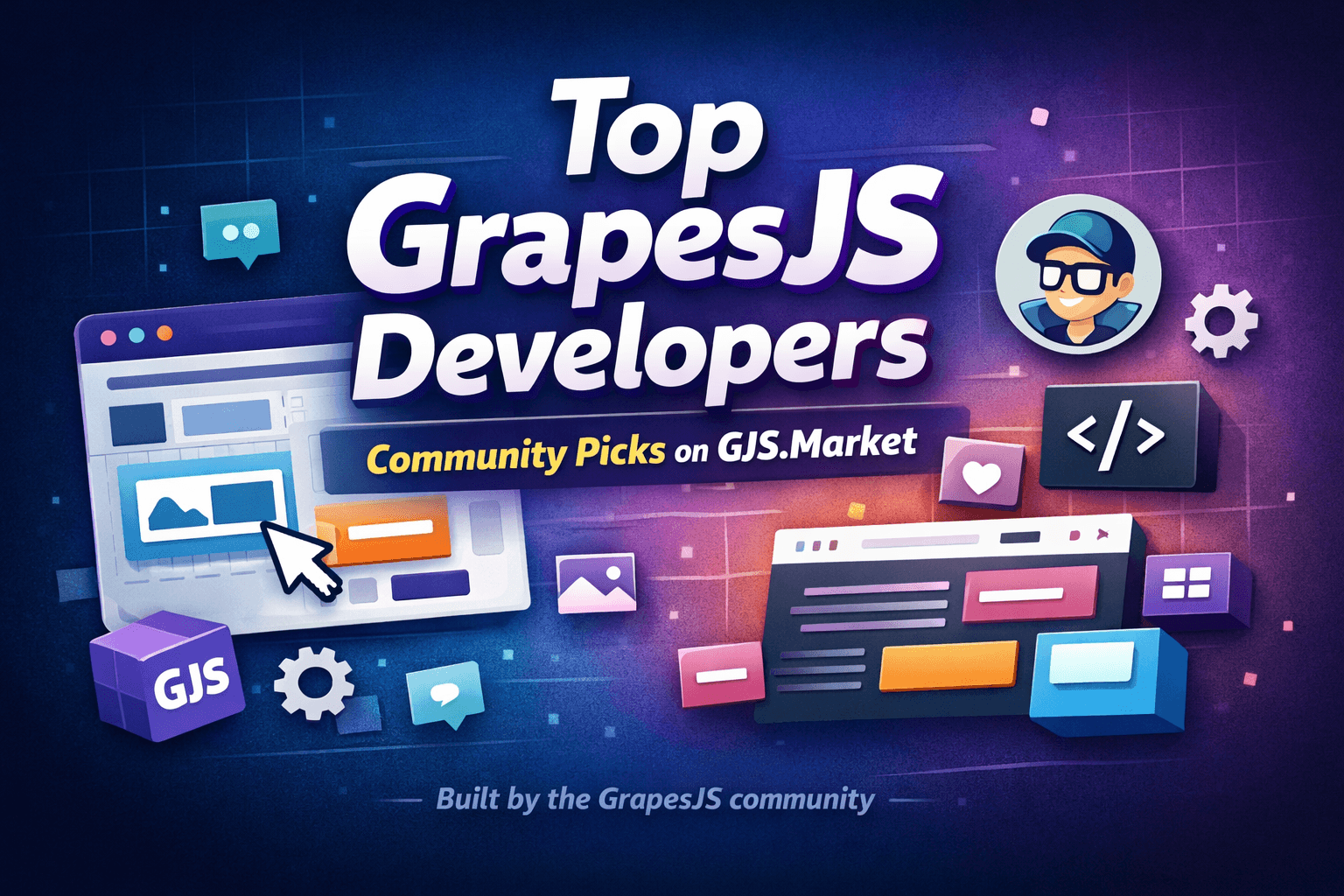 Top 10 desarrolladores y estudios de GrapesJS en GJS. Mercado