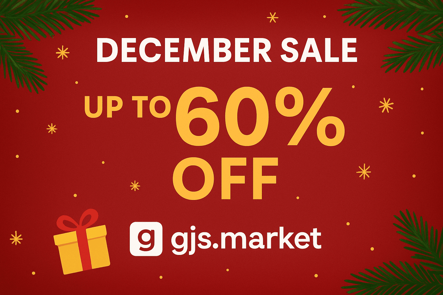 🎄 Mega Venta de diciembre: Actualiza tu editor GrapesJS con plugins de hasta un 60% de descuento