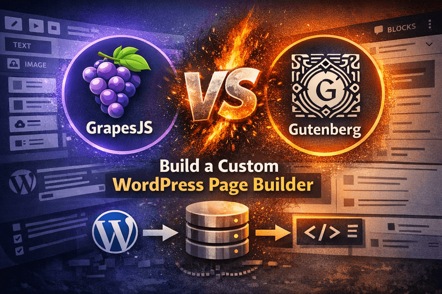 GrapesJS vs Gutenberg: Cómo crear un creador de páginas WordPress personalizado